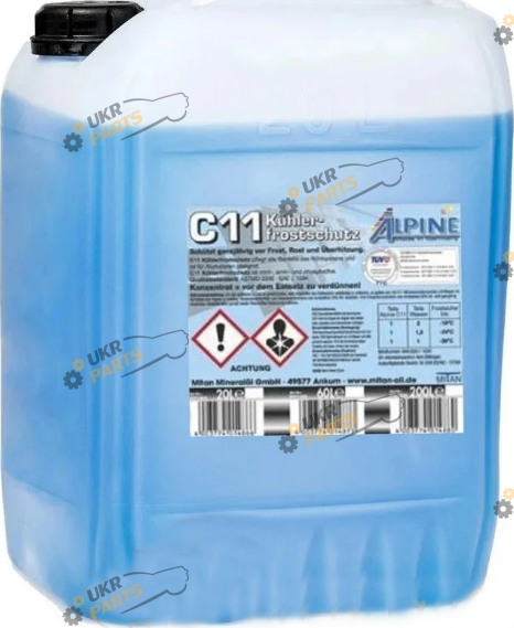 Концентрат антифриза Alpine C11 Кühlerfrostschutz G11 синий 20 л (1145B-20)