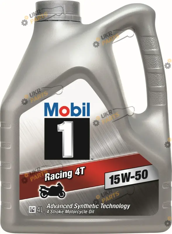 Моторное масло Mobil RACING 4T 15W-50 4 л (157314)
