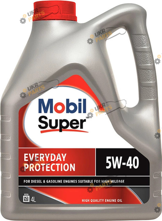 Моторное масло Mobil Super Everyday Protection 5W-40 4 л (157968)