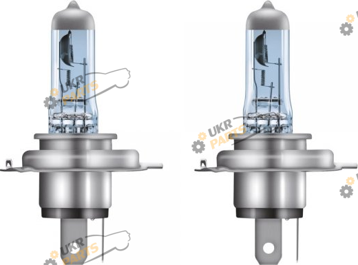 Галогеновая лампа Osram Cool Blue Intense H4 2 шт (OS 64193 CBI)