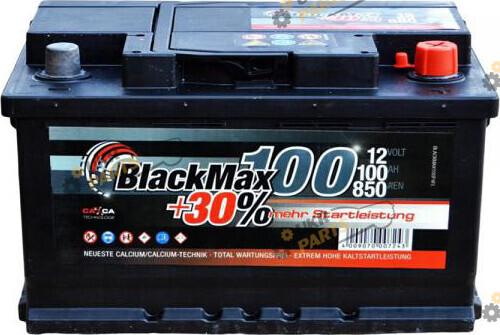 Автомобильный аккумулятор BlackMax 6СТ-100 АзЕ (-/+) 100 Ач (B5013)