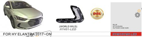 Фара противотуманная Vitol Hyundai Elantra/2016-18 (HY-401-LED)