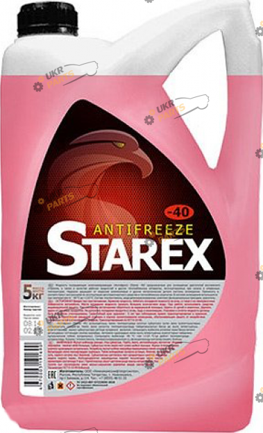 Антифриз Starex G12 красный 5 л (564835)
