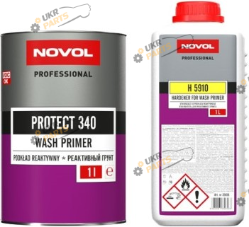 Грунтовка Novol PROTECT 340 1+1 красный 1 л (82170)