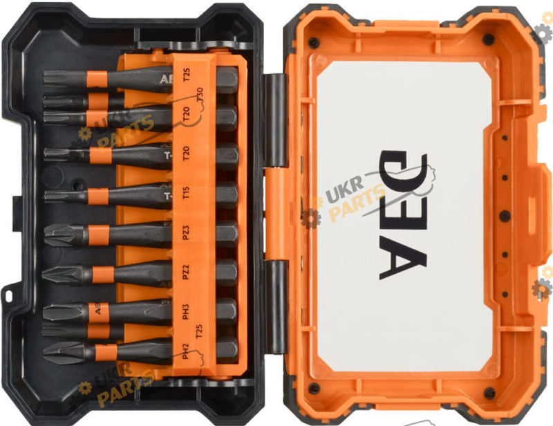 Набор бит AEG PZ,PH,Torx T, I=50 мм, 10 шт ударная (AAKSD10)