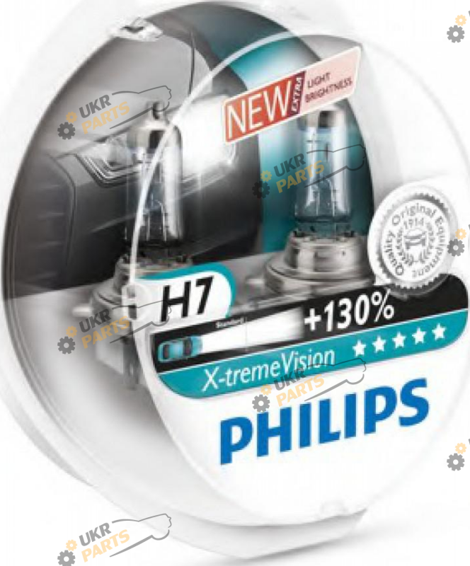Галогеновая лампа Philips X-TremeVision H7 2 шт (22679)