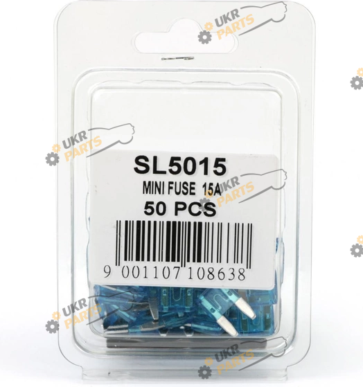 Набор предохранителей Shafer Mini Fuse 15A 50 шт (SL5015)