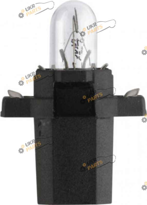 Лампочка габарита Philips BAX 12597 12V 1.2W BAX8,3s/1,35 black (12597CP)