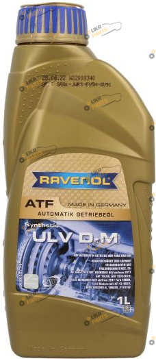 Масло трансмиссионное Ravenol ATF ULV D-M 1 л (RAVATFULVDM1L)