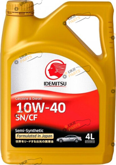 Моторное масло Idemitsu 10W-40 1 л (IDEMITSU10w40SNCF4)
