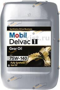 Масло трансмиссионное Mobil Gear Oil 75W-140 20 л (153460)