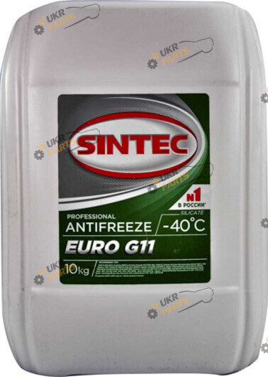 Антифриз Sintec G11 зелёный 10 л (10640827)