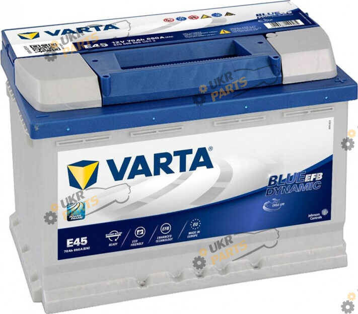 Автомобильный аккумулятор Varta Blue Dynamic EFB(Start-Stop) E45 70 Ач (570500065)