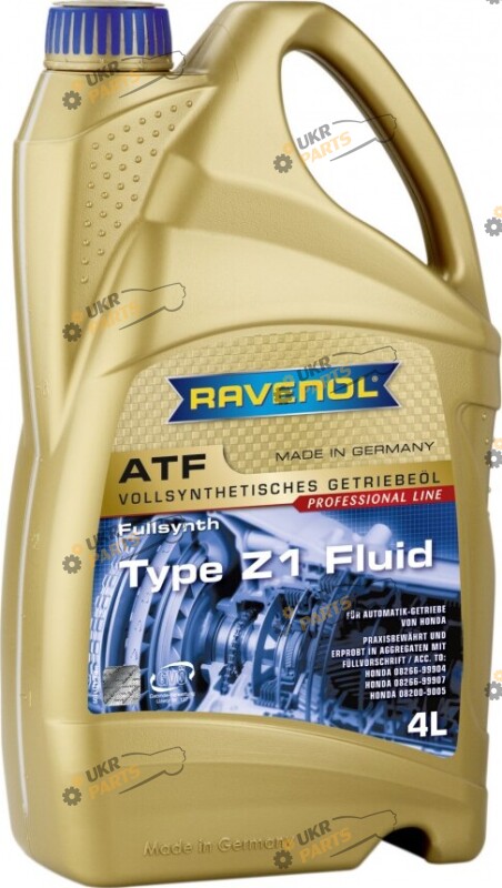 Масло трансмиссионное Ravenol ATF Type Z1 Fluid 4 л