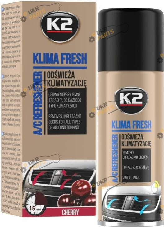 Очиститель кондиционера K2 KLIMA FRESH Cherry 0.15 л (K222CH)