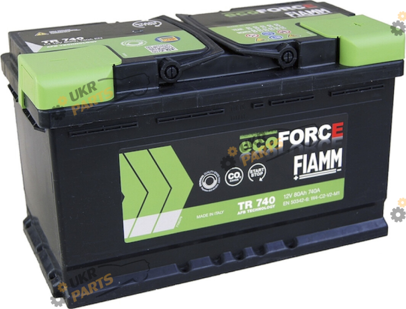 Автомобильный аккумулятор Fiamm ECOFORCE AFB START-STOP TR740 80 Ач (7906196)