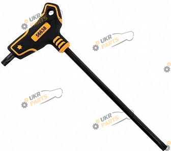 Ключ шестигранный Vorel Torx T50 x 200 x 115 мм 1 шт (56638)