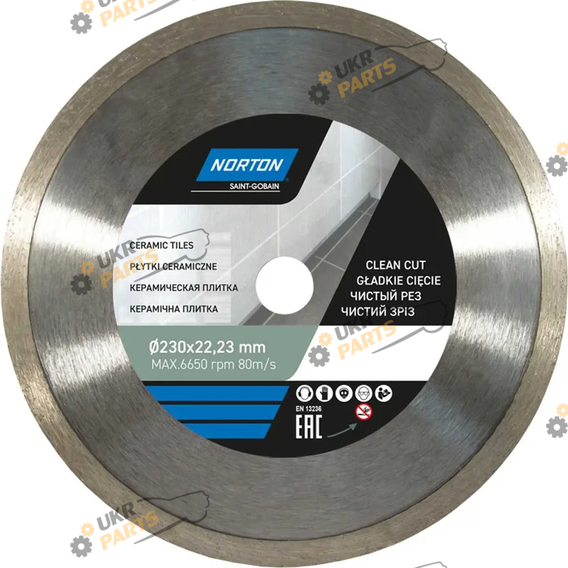 Алмазный Norton CERAMIC TILES для керамики : Ø= 230/25,4/ 22.23 мм (70184601277)