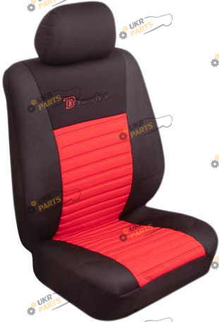 Чехлы для сидений Vitol Oxford 11 од черно-красные (VSC-24021-5 RD (8))