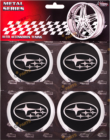 Эмблема на колпак SJS 60 мм (4 шт.) Subaru (53112)
