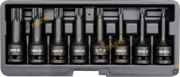 Набор бит Yato M5,M6, M8, M10, M12, M14, M16, M18 ударная (YT-1069)