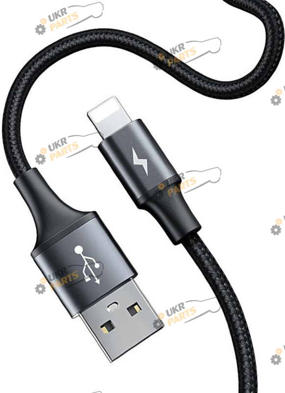 Кабель Baseus Special Data Cable for Backseat Black USB/Lightning 2.4 А (CALHZ-01)