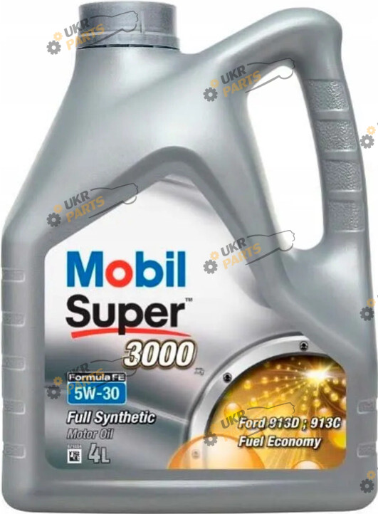 Моторное масло Mobil Super 3000 X1 Formula FE 5W-30 4 л (4107795812)
