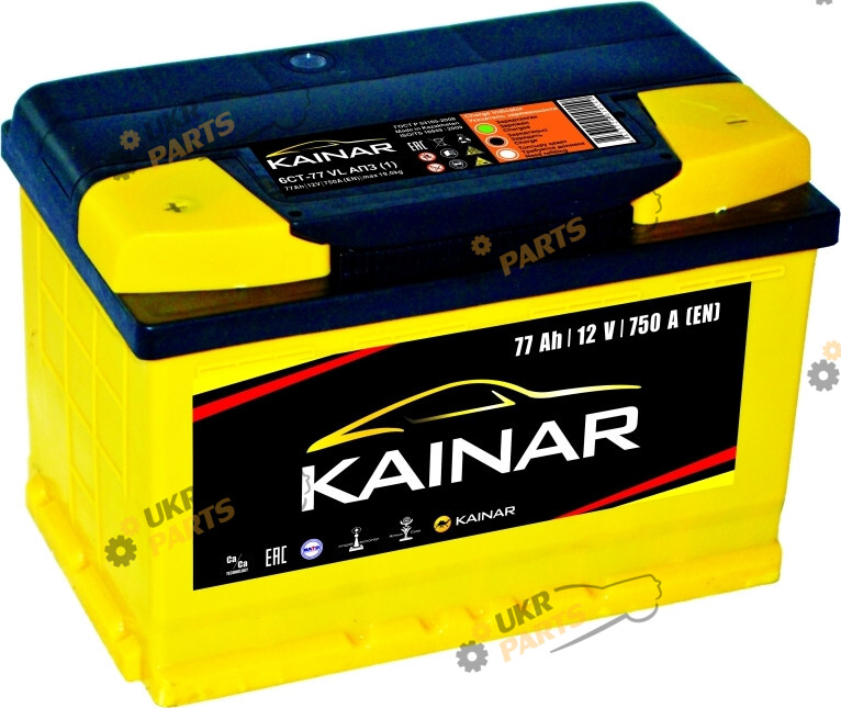 Автомобильный аккумулятор Kainar STANDART+ 77 Ач (077 261 0 120 ЖЧ)