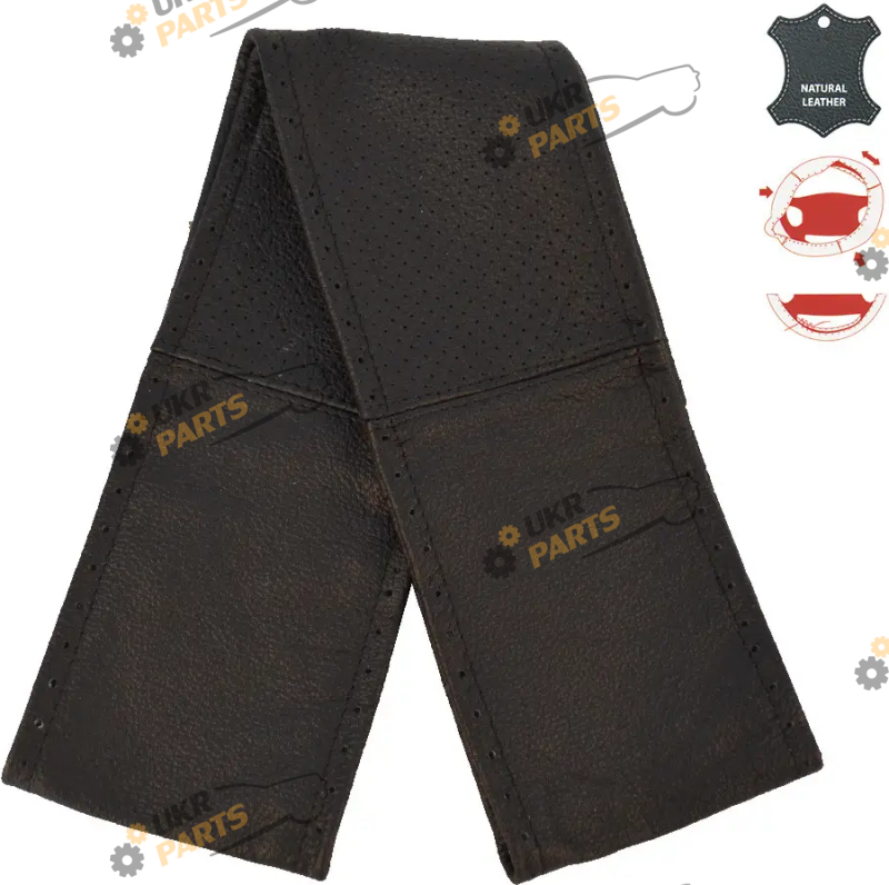 Оплетка руля Elegant L (39-41 см) черный (105 008)