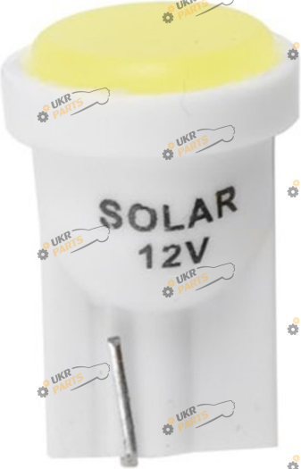 LED лампа SOLAR 12V T10 W2.1x9.5d 1COB 48LM white 2шт. W2.1X9.5d (LC331_B2)