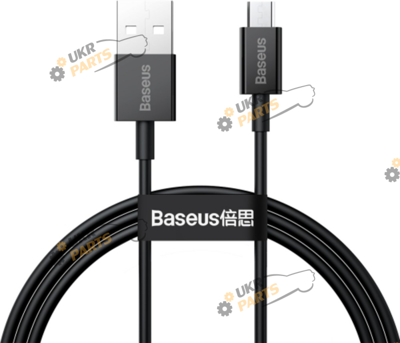 Кабель Baseus Superior Series Cable USB to Micro Black microUSB 2 А (CAMYS-01)