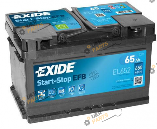 Автомобильный аккумулятор Exide Start-Stop EFB 65 Ач (EL652)