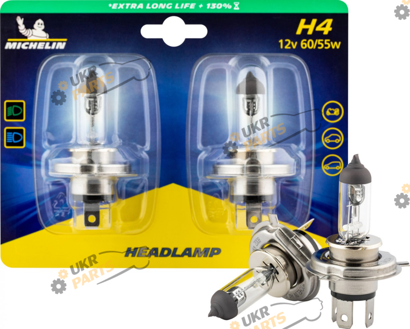 LED лампа Michelin LONG LIFE 130% H4 55 Вт (73601)