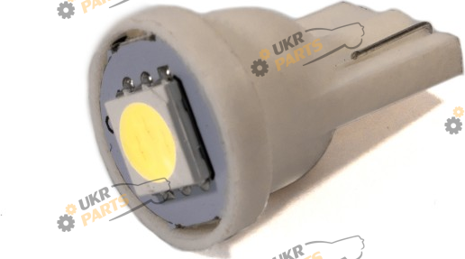 Лампочка AllLight T10 1 диод 5050 W2,1x9,5d 24V 0,45w WHITE (29015900)