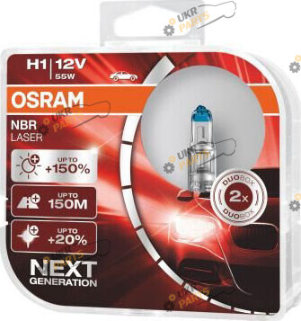Галогеновая лампа Osram NIGHT BREAKER LASER H1 2 шт (4052899991491)