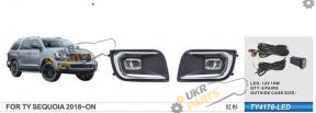 Фара противотуманная DLAA 6 Вт Toyota Sequoia 2017- (TY-4176-LED)