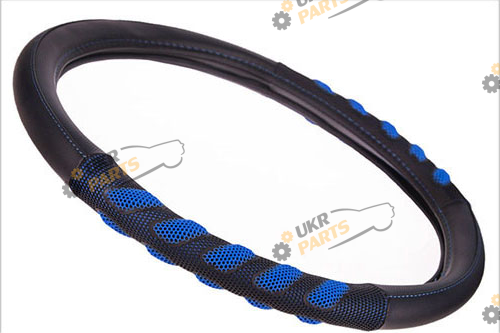 Чехол на руль Vitol L (39-41 см) черно-синий (VLU-1808010 BK/BL L)