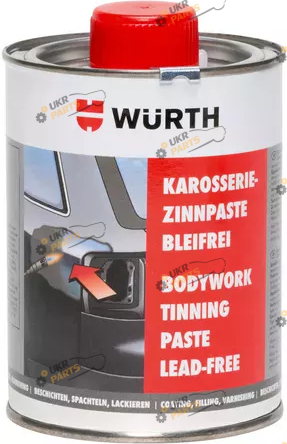 Паста для кузова Wurth цинковая без свинца 1 л (098290)