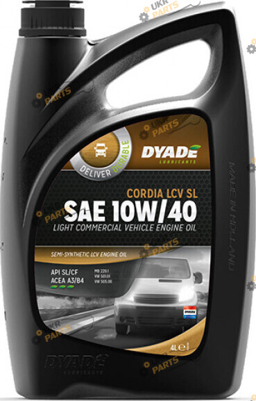 Моторное масло Dyade Cordia LCV SL 10W-40 4 л (565103)