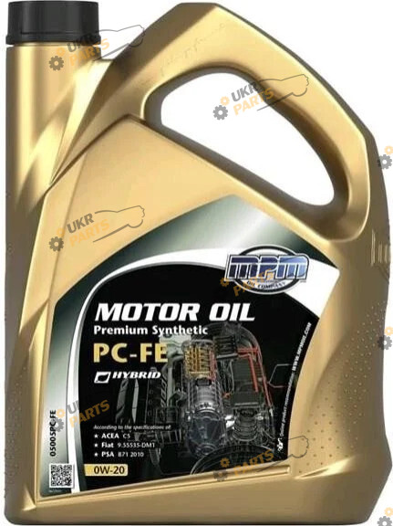 Моторное масло MPM Oil 0W-20 5 л (05005PC-FE)