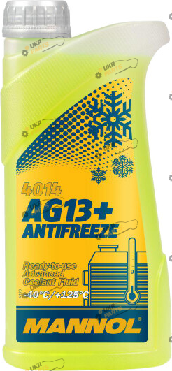 Антифриз Mannol AG13+ Advanced Antifreeze жёлтый 1 л (MN4014-1)