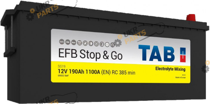 Автомобильный аккумулятор Topla EFB Truck (3) 190 Ач (492 612)