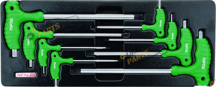 Набор шестигранников Toptul Torx Tamper 8 шт (GAAT0804)