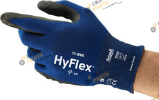 Перчатки синие нейлоновые HYFLEX (11816XL)