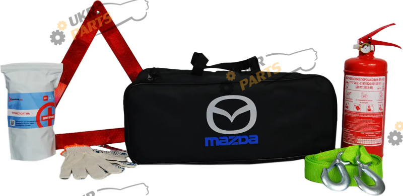 Набор автомобилиста Poputchik Mazda базовий чорний (01-144-IS)