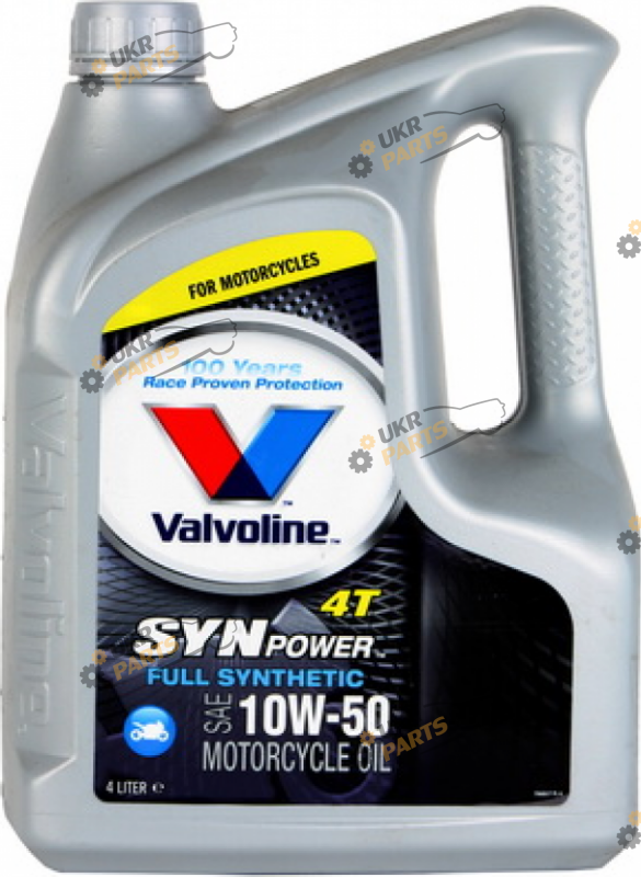 Моторное масло Valvoline SynPower 4T 10W-50 4 л (SYNPOWER4T10W504L)