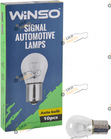 Лампочка салона Winso 24V P21W 21W BA15s 10шт.уп. (725100)