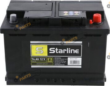 Автомобильный аккумулятор Starline Energy 680 En, R+ 74 Ач (BA SL 74P)