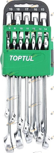 Набор комбинированных ключей Toptul 8 мм 10 шт (GSAB1001)