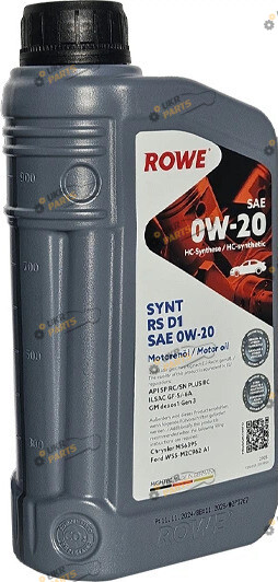 Моторное масло Rowe HighTec Synt RS D1 0W-20 1 л (20051-0010-99)